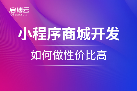 小程序商城的開發(fā)是怎么樣的？如何做性價(jià)比高