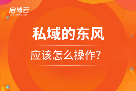 憑借私域的東風(fēng)，具體的應(yīng)該怎么操作？